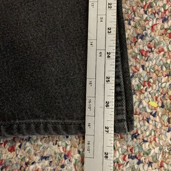Levi’s 505 Faded Charcoal Black Straight Leg Jeans Size 38 X 27 - Picture 12 of 12